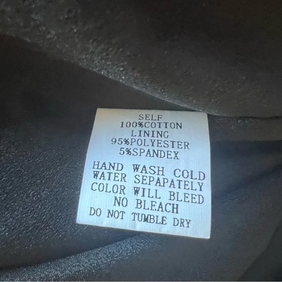 Anthropologie Pinch Smocked Open Back Garden Party Mini Dress in Black - Picture 9 of 9